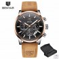 Silver black2_Top Brand Luxury Stainless Steel Watch Men Business Casual Quartz Watch Military Wrist