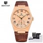 Gold_2023  Mens Quartz Watches Top Brand Luxury Watch For Men Fashion Sports Waterproof Military Lea