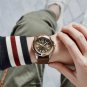 Gold Brown_Quartz Watches Mens Top Brand Luxury Luminous Fashion Watch Men Waterproof Military Wrist