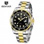 Gold Black_2023  Top Brand Luxury Miyota 2115 Quartz Chronograph Watch For Men Sport Casual Fashion 