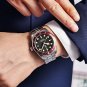 Blue_BB58 Retro Automatic Watch For Men NH35 Luxury Men Mechanical Wristwatches 2023 Stainless Steel