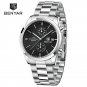 Silver Black_Mens Watches Top Brand Luxury Quartz Men Watch 2023 Sports Watch For Men Chronograph Mi