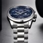 Blue_Men's Watches 2023 Top Brand Quartz Watch For Men Stainless Steel Waterproof Sports Military Fa