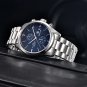 Blue_Men's Watches 2023 Top Brand Quartz Watch For Men Stainless Steel Waterproof Sports Military Fa
