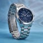 Blue_Men's Watches 2023 Top Brand Quartz Watch For Men Stainless Steel Waterproof Sports Military Fa