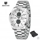 White_Men's Watches 2023 Top Brand Quartz Watch For Men Stainless Steel Waterproof Sports Military F