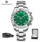 Green Box_Watch For Men 2023 Top Brand Luxury Men Quartz Wristwatches Chronograph Luminous Sapphire 