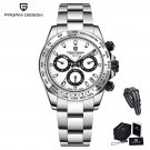 White Black_Watch For Men 2023 Top Brand Luxury Men Quartz Wristwatches Chronograph Luminous Sapphir