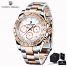 Gold White_2023 Mens Watches Top Brand Luxury Automatic Watch Men Business Sport Watches Men Quartz 