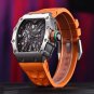 Black_Men's Watches Top brand Luxury Quartz Hollow Automatic Watch For Men VH65 Sports Sapphire Mirr