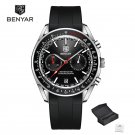 J Black_2023  Moon Watch For Men Luxury Quartz Chronograph Men Watches Sports Waterproof Automatic L