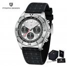 Gray_Chronograph VK63 Watch For Men Top Brand Luxury Quartz Watches Mens Sports Military Waterproof 