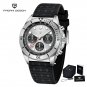 Gray_Chronograph VK63 Watch For Men Top Brand Luxury Quartz Watches Mens Sports Military Waterproof