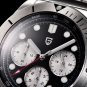 Silver Gray_Chronograph VK63 Watch For Men Top Brand Luxury Quartz Watches Mens Sports Military Wate
