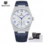 Blue_Men's Watches 2023 Top Brand Luxury Men Quartz Wristwatches Waterproof Sports Business Leather