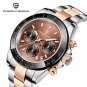 Silver Black_Top Brand Luxury Sports Watch For Men Quartz Watches Mens 2023 Chronograph Stainless St