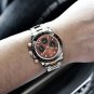 Silver White_Top Brand Luxury Sports Watch For Men Quartz Watches Mens 2023 Chronograph Stainless St