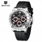 Black_Sports Mens Watches 2023 Top Brand Luxury Quartz Watch For Men Chronograph Military Waterproof
