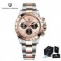 Gold_2023    Top Brand Mens Watches Sports VK63 Quartz Chronograph Watch For Men Sapphire Stainless 