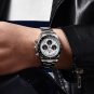 White_2023 Top Brand Mens Watches Sports VK63 Quartz Chronograph Watch For Men Sapphire Stainless