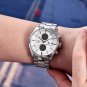 White_2023  Mens Quartz Watches Top Brand Luxury Sport Chronograph Watch For Men Military Waterproof