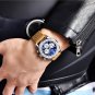 Black Green_Top Brand Luxury Mens Watches Sports Quartz Chronograph Watch For Men Multifunctional Mi