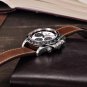 Black_2023    Panda Watch For Men Luxury Mens Quartz Watches Luminous Sapphire Mirror Chronograph VK
