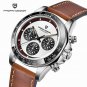 Black Box_2023    Panda Watch For Men Luxury Mens Quartz Watches Luminous Sapphire Mirror Chronograp