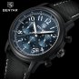 Black Blue_Top Brand Luxury Watches Mens 2023 Chronograph Quartz Men Watch Sport Military Waterproof