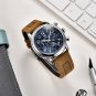 Black Brown_Top Brand Luxury Watches Mens 2023 Chronograph Quartz Men Watch Sport Military Waterproo