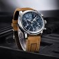 Black Brown_Top Brand Luxury Watches Mens 2023 Chronograph Quartz Men Watch Sport Military Waterproo