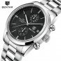 White_2023 Mens Watches Top Brand Luxury Quartz Sports Watch Men Chronograph Stainless Steel Waterp