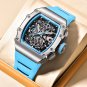 Black Orange_2023 Top Brand Luxury Men's Watches Chronograph Quartz Watch For Men Sports Waterpro