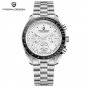 White_Mens Watches 2023 Top Brand Quartz Chronograph Automatic Watch For Men Sports Leather Sapphire