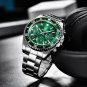 Green_Mens Wathes Top Brand Luxury Quartz Watch For Men Chronowatches Waterproof Sports Military Lum