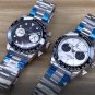 Black Box_Panda Retro Mens Watches 2023 Chronograph Quartz Watch For Men Luxury Watches Ceramic Beze