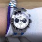White Nylon_Panda Retro Mens Watches 2023 Chronograph Quartz Watch For Men Luxury Watches Ceramic Be
