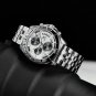 Blue_Men's Watches 2023 Top Brand Luxury Stainless Steel Quartz Watch For Men Multifunctional Chrono