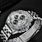 Blue_Men's Watches 2023 Top Brand Luxury Stainless Steel Quartz Watch For Men Multifunctional Chrono