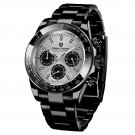 1644Black Gray_2023  Mens Watches Quartz Watch For Men Chronograph Top Brand Luxury Sapphire Mirror 