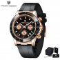 1664B_2023  Mens Watches Quartz Watch For Men Chronograph Top Brand Luxury Sapphire Mirror Sports