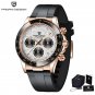 1664Gold Gray_2023  Mens Watches Quartz Watch For Men Chronograph Top Brand Luxury Sapphire Mirror S