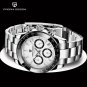 Silver Gray_2023  Mens Watches Quartz Watch For Men Chronograph Top Brand Luxury Sapphire Mirror Spo
