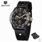 J Gold Black_Top Brand Luxury Mens Watches Multifunctional Chronograph Quartz Watch For Men Sports M
