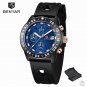 J Gold Blue_Top Brand Luxury Mens Watches Multifunctional Chronograph Quartz Watch For Men Sports Mi
