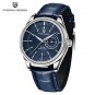 Blue_2023 Men Quartz Wristwatches Top Brand Luxury Watch For Men VH65 Sports Automatic Leather Clock