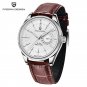 White_2023 Men Quartz Wristwatches Top Brand Luxury Watch For Men VH65 Sports Automatic Leather Cloc