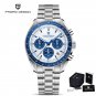 Pink_Men's Watches 2023 Top Brand Quartz Chronograph Automatic Watch For Men Sport Stainless Steel L