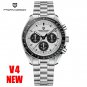 V4 Gray_Men's Watches 2023 Top Brand Quartz Chronograph Automatic Watch For Men Sport Stainless Stee