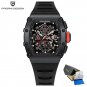 Black_2023    Top Brand Luxury Mens Quartz Watches Multifunctional Chronograph Watch For Men Sapphir